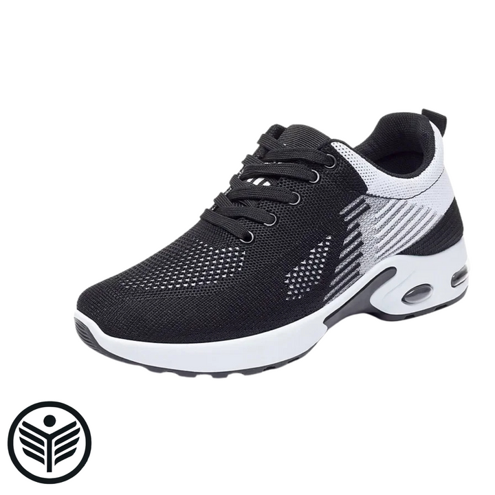 Zapatilla Deportiva Mujer para Correr Blanco y Negro- Ataneas