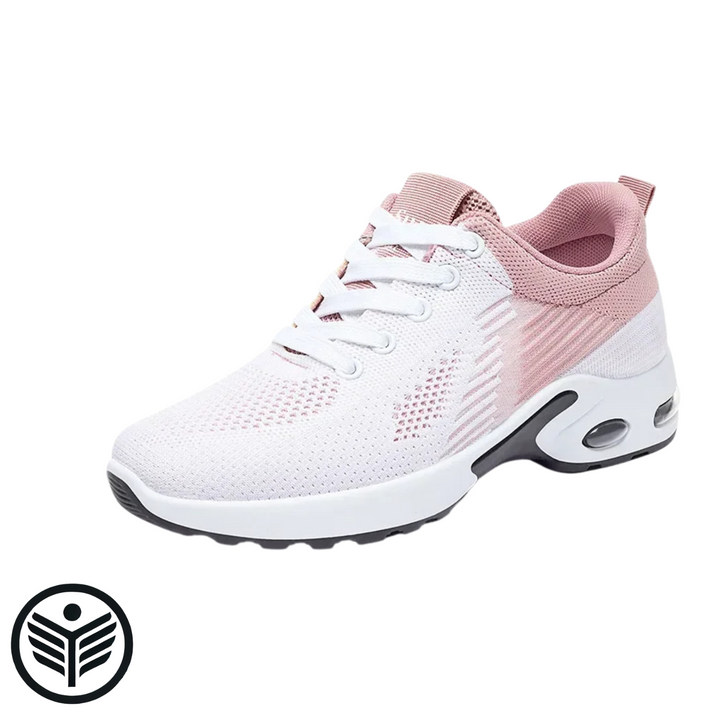 Zapatilla Deportiva Mujer para Correr Blanco y Rosa- Ataneas