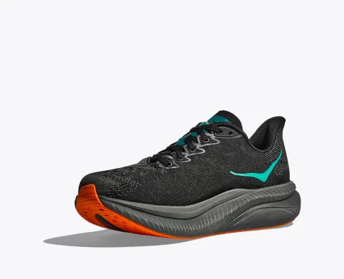 Zapatilla Hoka Mach 6 Color Black / Electric Tangerine - Ataneas