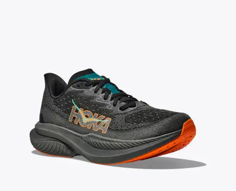 Zapatilla Hoka Mach 6 Color Black / Electric Tangerine - Ataneas