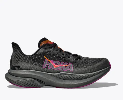 Zapatilla Hoka Mach 6 Color Black / Fuchsia - Ataneas