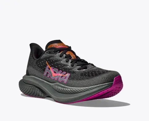 Zapatilla Hoka Mach 6 Color Black / Fuchsia - Ataneas