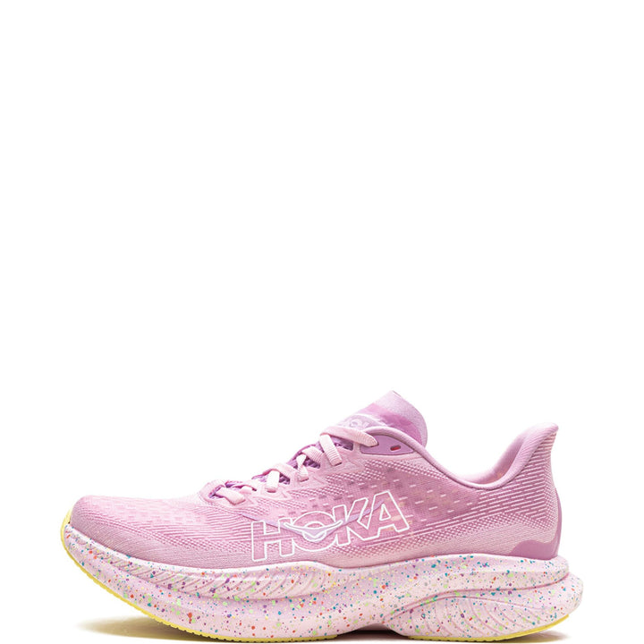 Zapatilla Hoka Mach 6 Color Pink Twighlight/Lemonade - Ataneas