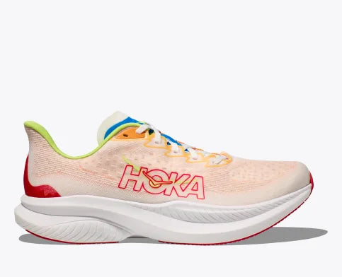 Zapatilla Hoka Mach 6 Color White / Solar Flare - Ataneas