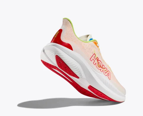 Zapatilla Hoka Mach 6 Color White / Solar Flare - Ataneas