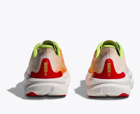 Zapatilla Hoka Mach 6 Color White / Solar Flare - Ataneas