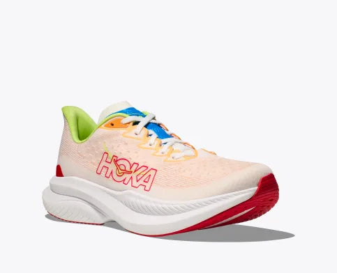 Zapatilla Hoka Mach 6 Color White / Solar Flare - Ataneas