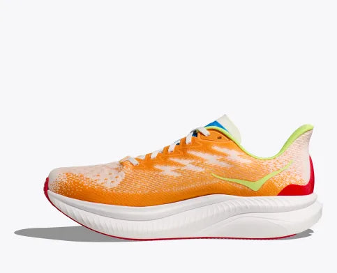 Zapatilla Hoka Mach 6 Color White / Solar Flare - Ataneas
