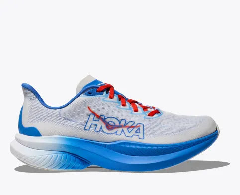 Zapatilla Hoka Mach 6 Color White / Virtual Blue - Ataneas