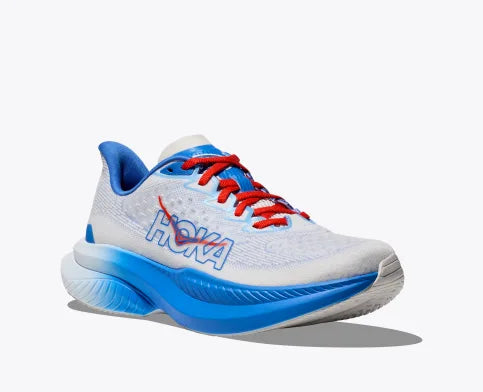 Zapatilla Hoka Mach 6 Color White / Virtual Blue - Ataneas