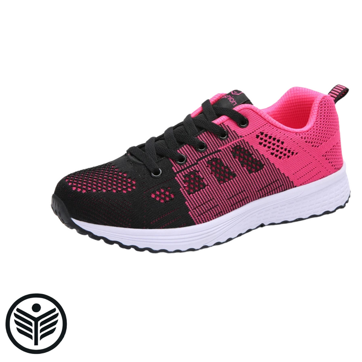 Zapatilla de Gimnasio Deportiva Mujer Tres Tonos Fucsia- Ataneas