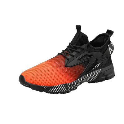 Zapatillas Deportivas Hombre Rojas y Negras con Malla Transpirable y Suela de Agarre Antideslizante para Entrenamiento y Running