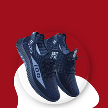 Cargar imagen en el visor de la galería, Zapatillas Hombre Negras con Malla Transpirable Ligeras y Cómodas para Uso Diario y Caminatas