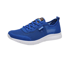 Cargar imagen en el visor de la galería, Zapatillas Unisex Azules con Malla Transpirable y Suela Antideslizante para Deporte y Uso Diario
