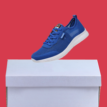 Cargar imagen en el visor de la galería, Zapatillas Unisex Azules con Malla Transpirable y Suela Antideslizante para Deporte y Uso Diario