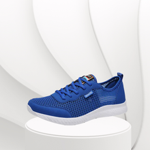 Cargar imagen en el visor de la galería, Zapatillas Unisex Azules con Malla Transpirable y Suela Antideslizante para Deporte y Uso Diario