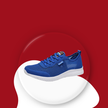 Cargar imagen en el visor de la galería, Zapatillas Unisex Azules con Malla Transpirable y Suela Antideslizante para Deporte y Uso Diario