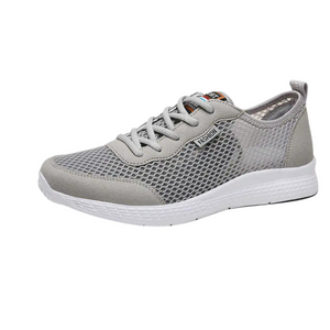 Zapatillas Unisex Color Gris con Malla Transpirable y Suela Antideslizante para Caminar o Correr