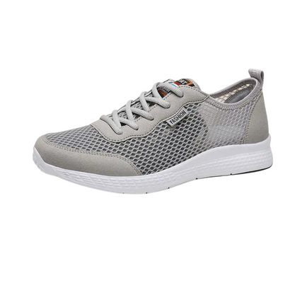 Zapatillas Unisex Color Gris con Malla Transpirable y Suela Antideslizante para Caminar o Correr