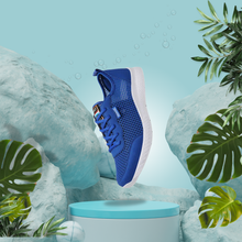Cargar imagen en el visor de la galería, Zapatillas Unisex Azules con Malla Transpirable y Suela Antideslizante para Deporte y Uso Diario